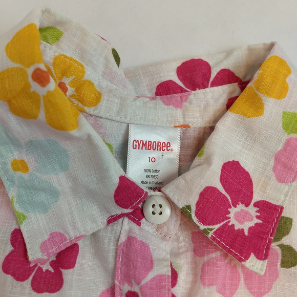 (2) Gymboree girls floral shirts - Picture 5 of 5